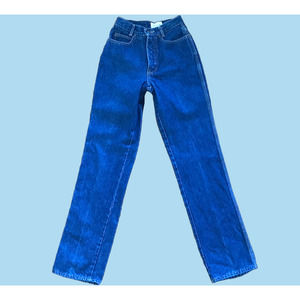 Vintage Calvin Klein jeans high rise 70s 80s jeans dark wash